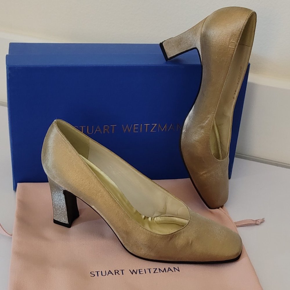 Stuart Weitzman Golden Heels